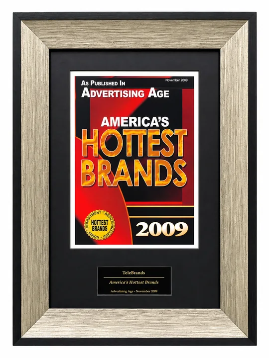 Advertising Age November 2009 America’s Hottest Brands commemorative display