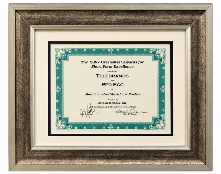 2007 PedEgg certificate