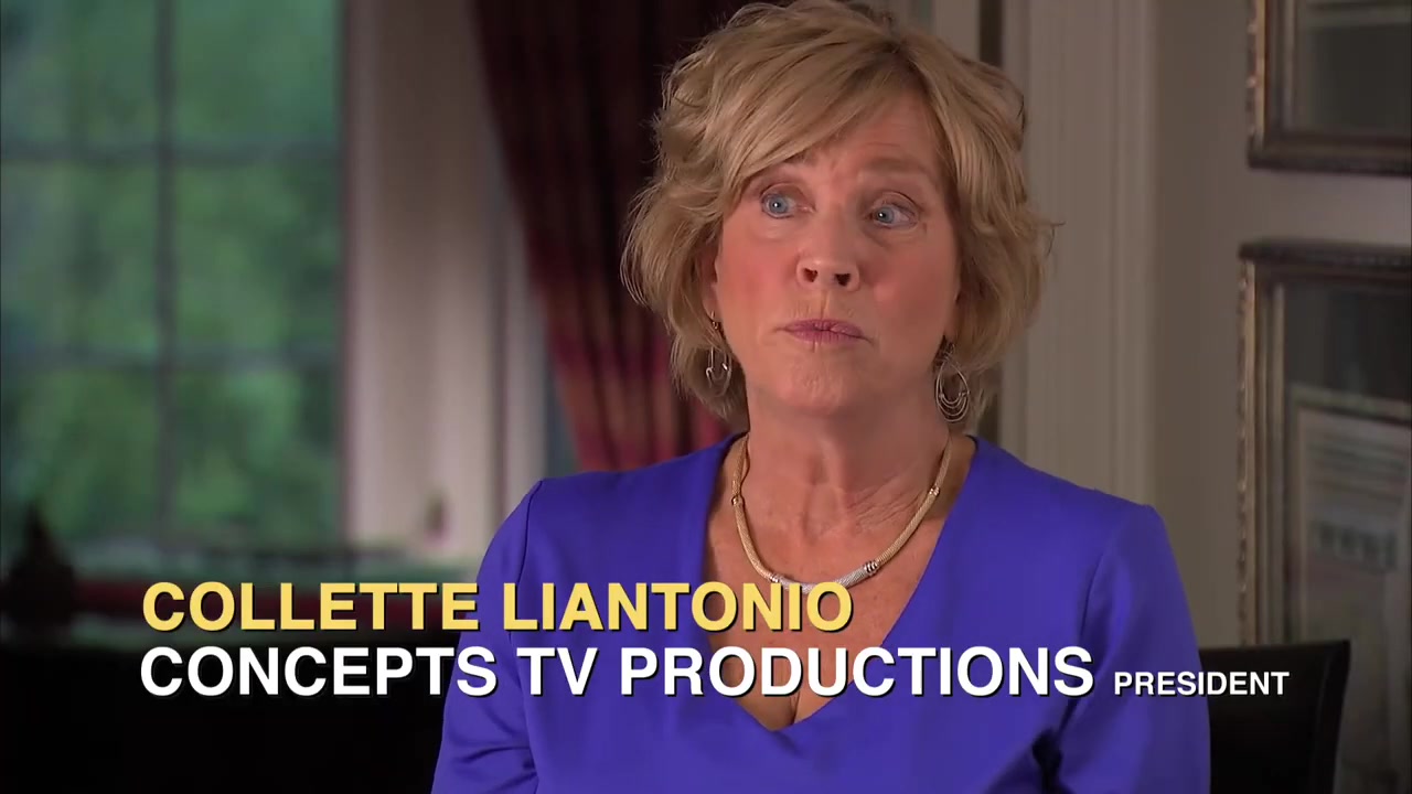 Collette Liantonio speaking in the 2015 tribute film